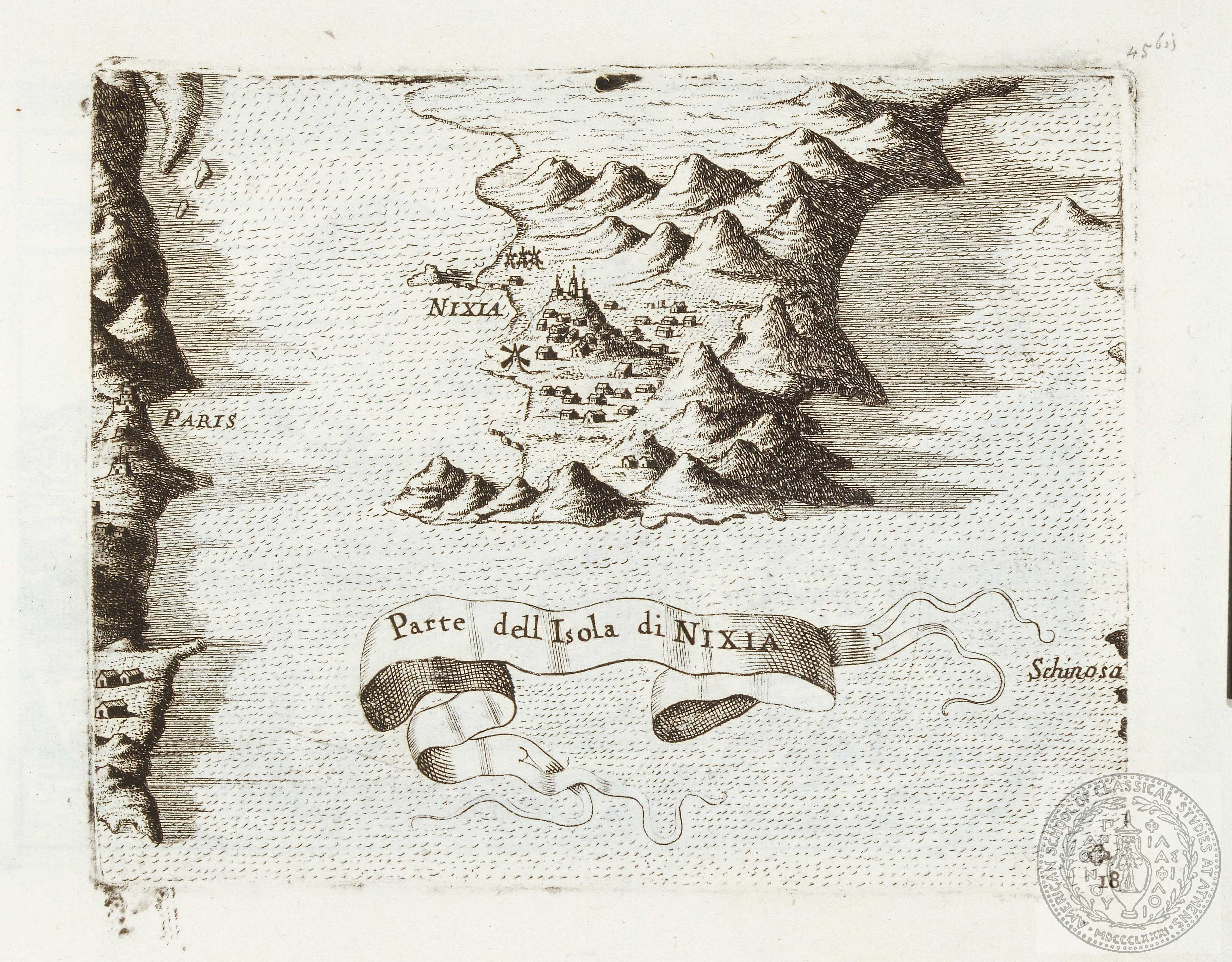 Parte dell' isola di Nixia